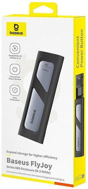 Immagine prodotto Baseus Custodia per SSD della serie FlyJoy (M.2 NVMe) Grigio Spazio (M.2 2242)
