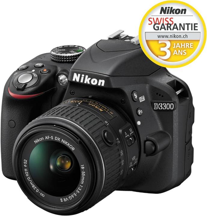 Image du produit Nikon D3300, Kit 18-55mm (APS-C / DX)