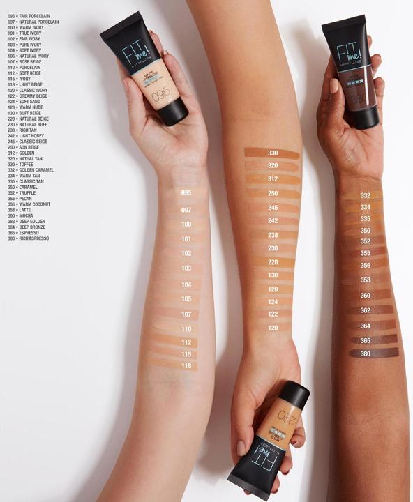 Actual product image Maybelline New York Fit Me (355 355 Pecan)