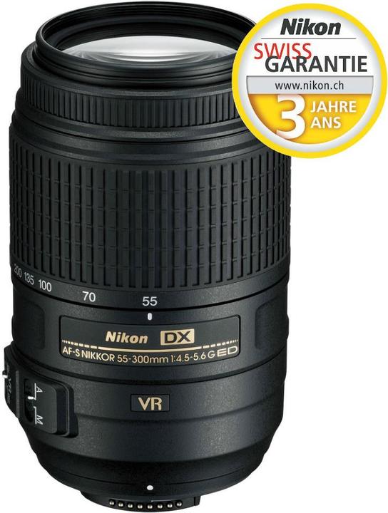 Produktbild Nikon AF-S DX 55-300mm f/4.5-5.6G ED VR (Nikon DX, APS-C / DX)