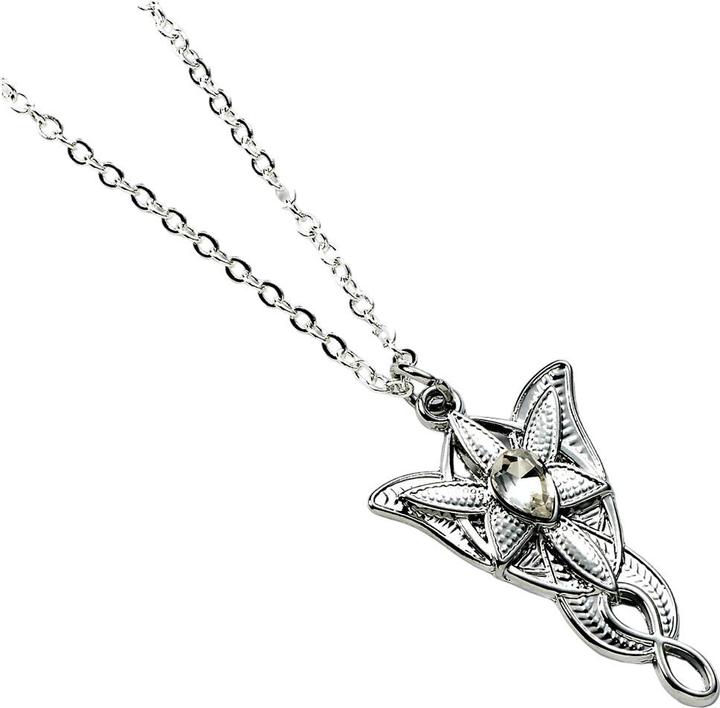 Actual product image Lord of the rings Silver Painted Necklace & Pendant (100% synthetic material)
