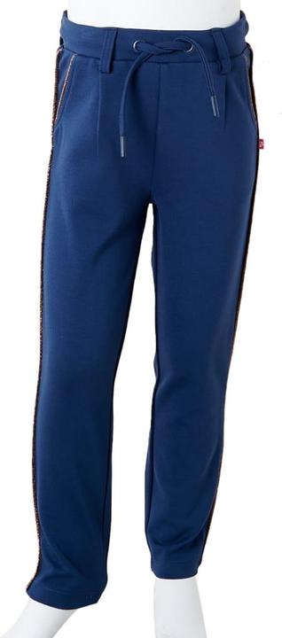 Actual product image VidaXL Children's trousers with drawstring navy blue 128,colour (128)