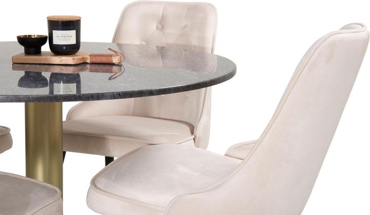 Produktbild Ebuy24 Essgruppe Estelle 17 (5-teilig) (106 x 106 x 75 cm)