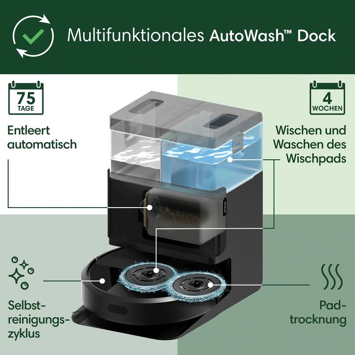Productafbeelding iRobot Roomba Plus 405 Combo + AutoWash Dock (Stofzuigrobot)