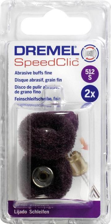 Produktbild Dremel Feinschleifscheiben fein Ø 25,0 mm, EZ SpeedClic kompatibel (2 Stück) (320)
