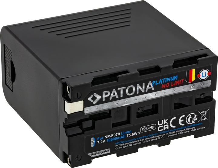 Produktbild Patona Platinum Akku für Sony NP-F970, F960, F950 inkl. Powerbank (Kamera Akku)