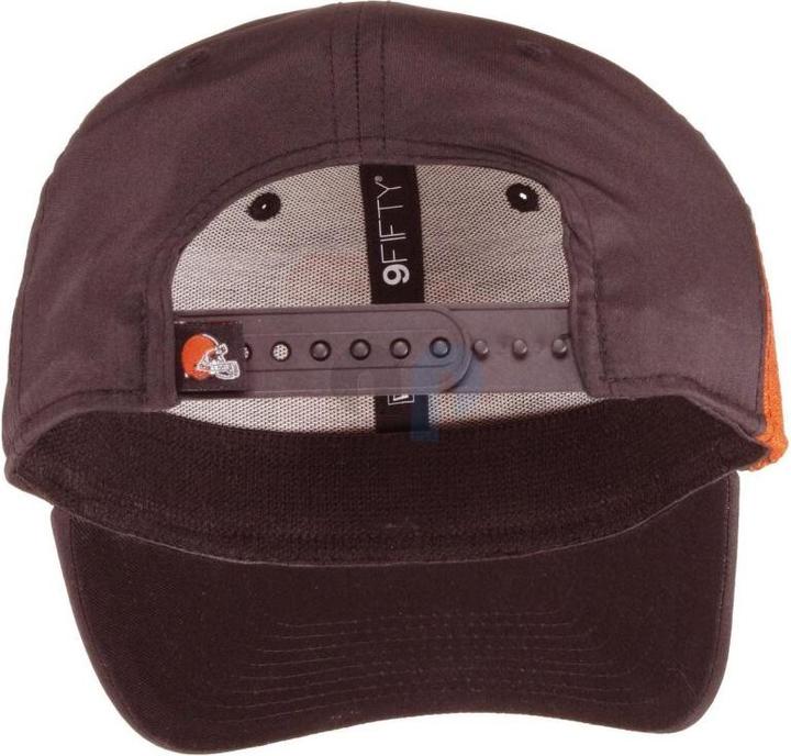 Produktbild New Era NFL - Cleveland Browns - Established Number 9Fifty Stretch Snapback Cap Braun SM (54, 55, 56, 57)