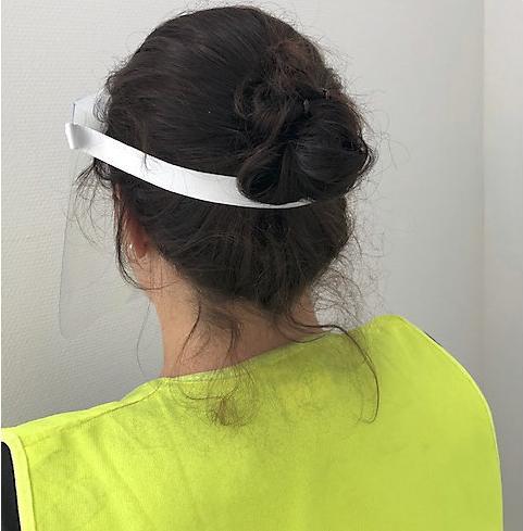 Image du produit Seco Visière de protection (lot de 10 ou 100 pces), visière en plexiglas avec