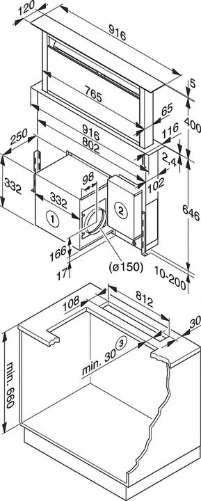 Produktbild Miele Da 6890 (Tischlüfter)