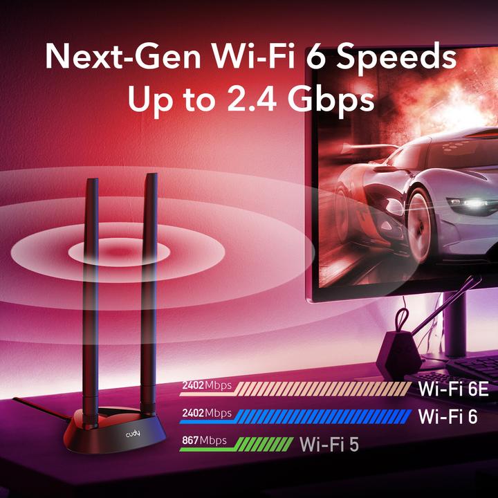 Image du produit Cudy WE4000 carte réseau WLAN interne / Bluetooth (Mini PCI Express)
