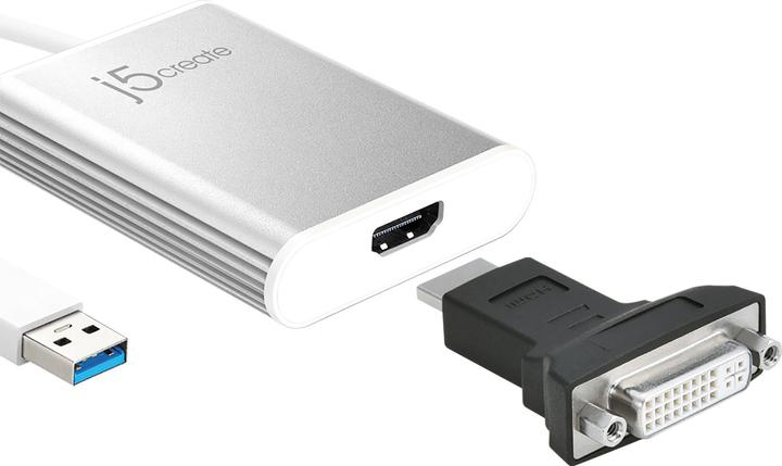 Actual product image j5Create USB 3.0 to (USB, 7.60 cm)