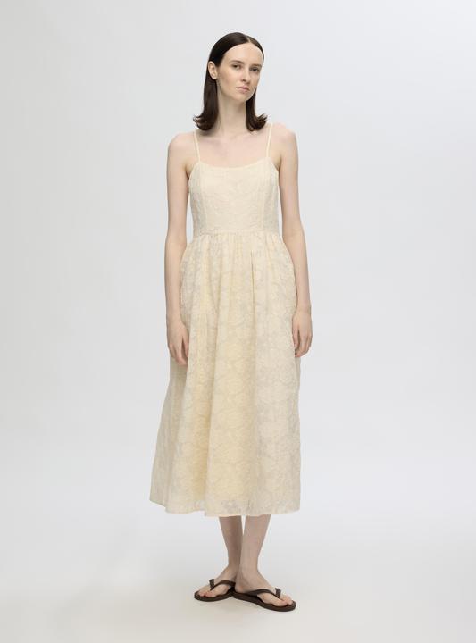 Actual product image Selected Femme Broderie Anglaise Midi Dress (40)