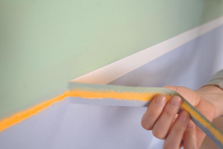 Actual product image tesa 2x Malerkrepp Perfect+, masking tape for precise masking indoors, pack of two (30 mm)