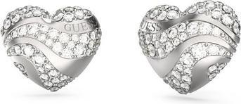 Produktbild Guess Shiny Steel Earrings With Zircons In My Heart