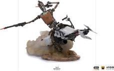 Actual product image Iron Studios Star Wars The Mandalorian statuette 1/10 Deluxe Art Scale IG-11 & The Child 20 cm