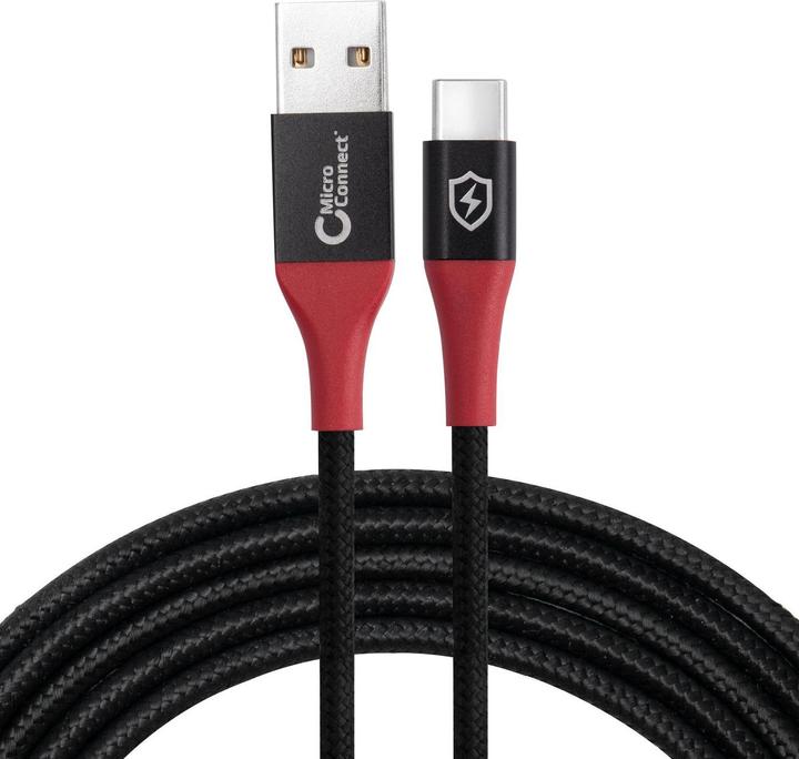Actual product image MicroConnect Safe Charge USB-A to C Data (1.50 m, USB 3.0)