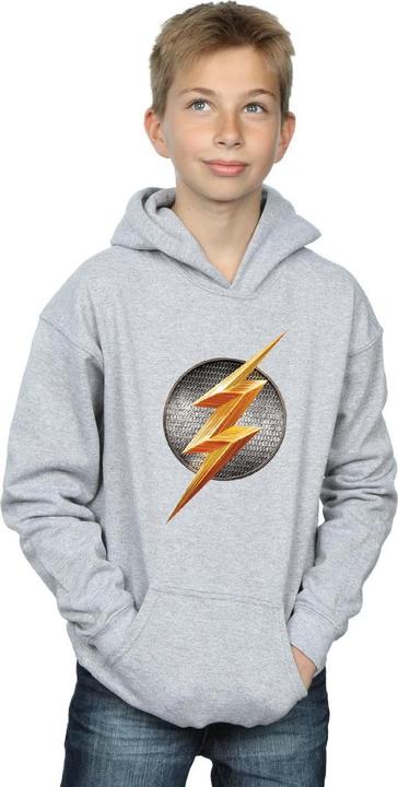 Immagine prodotto Justice League Movie Flash Emblem Felpa con Cappuccio Ragazzi (152, 158)