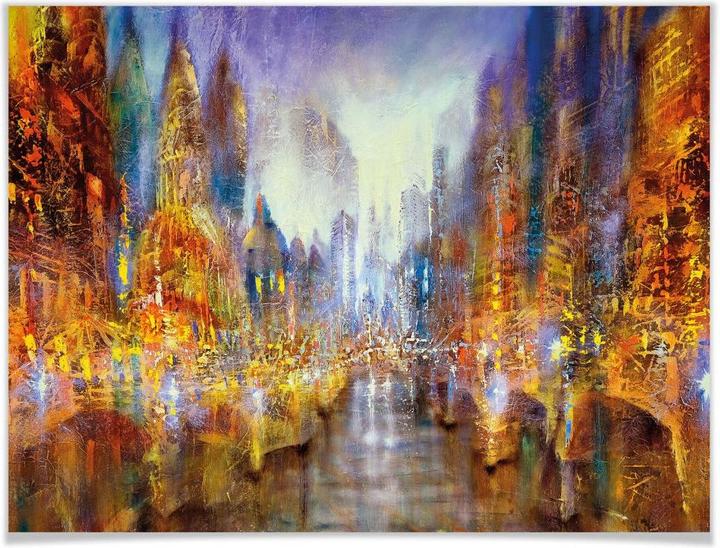 Produktbild Trenddeko Schmucker - Lichterstadt (60 x 50 cm)