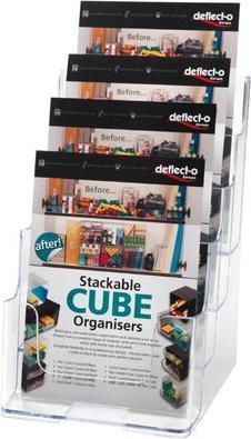 Image du produit Deflecto Porte-brochures Docuholder A5 77901 vertical, 4 compartiments (A5)