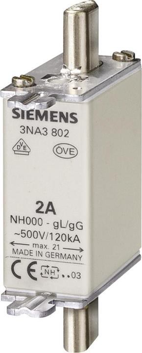 Actual product image Siemens NH fuse Fuse size (NH-DIN fuse, 50 A)