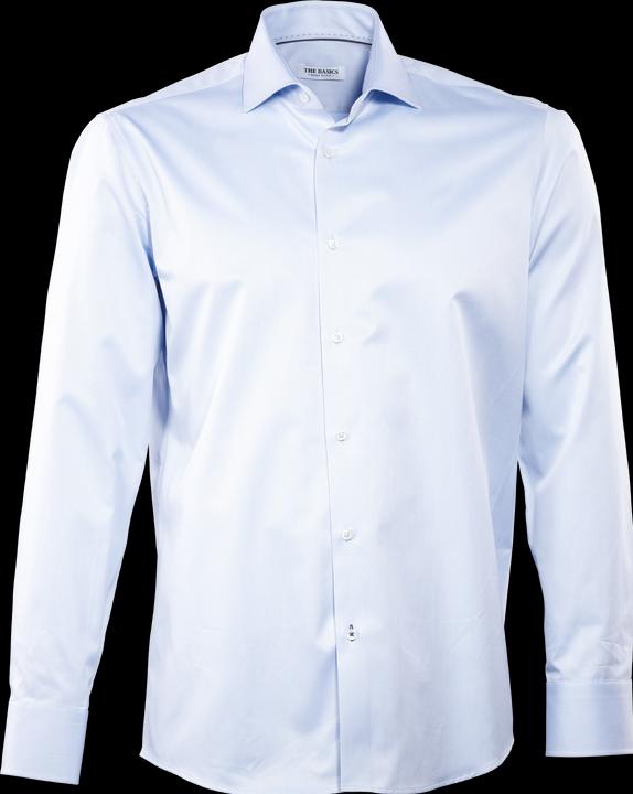 The Basics Hemd Modern Fit Hai bügelleicht blue regular (XL)