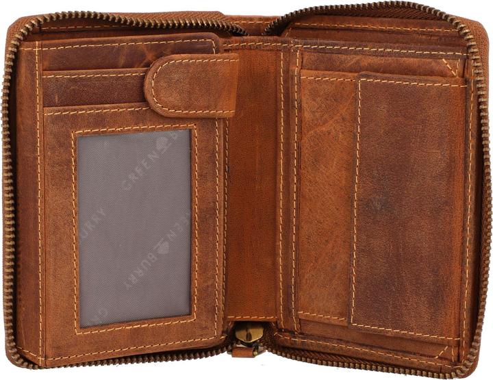 Produktbild Greenburry Vintage Sternzeichen Geldbörse Leder 10 cm