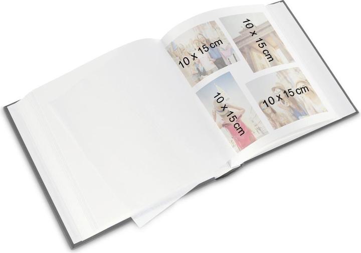 Immagine prodotto Hama Album Jumbo London, 30x30 cm, 80 pagine bianche, marrone (10 x 15 cm)