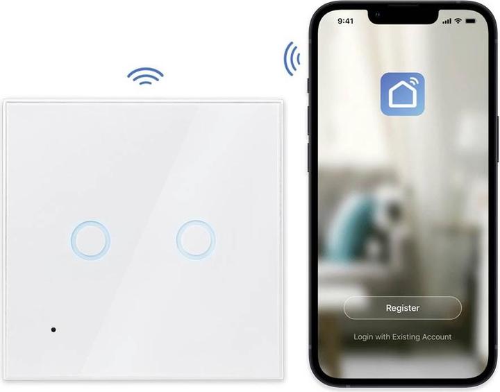 Image du produit LogiLink Maison intelligente Wi-Fi EU Light 2-Fold