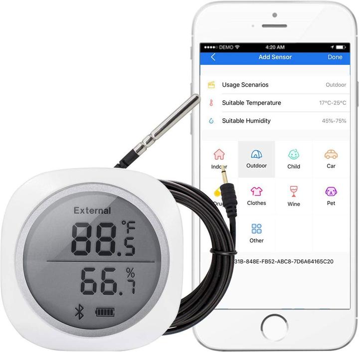 Actual product image Inkbird hygrometer