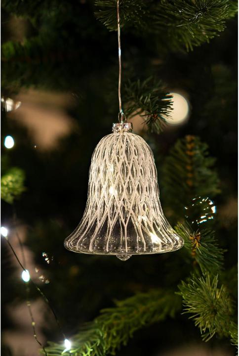 Immagine prodotto Sirius Ornamento per albero a LED Luna Bell, Ø 9 cm