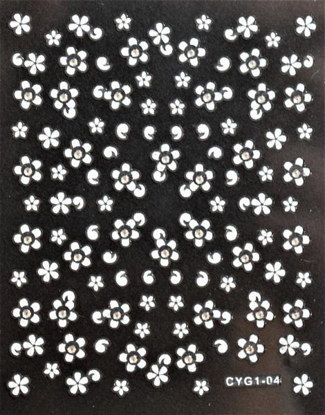 Nagellack24 Nail Art Sticker Selbstklebend 1430