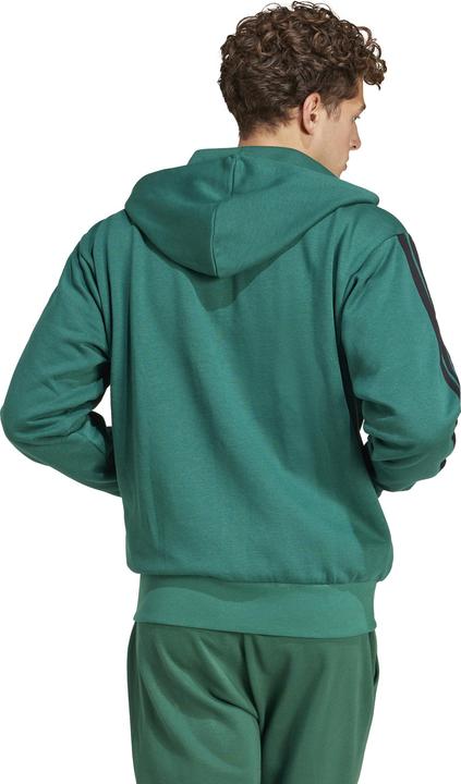 Actual product image adidas 3 Stripes Fleece Full Zip Hoodie (XL)