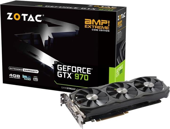 Actual product image Zotac GTX 970 AMP! Extreme Core Edition (4 GB)