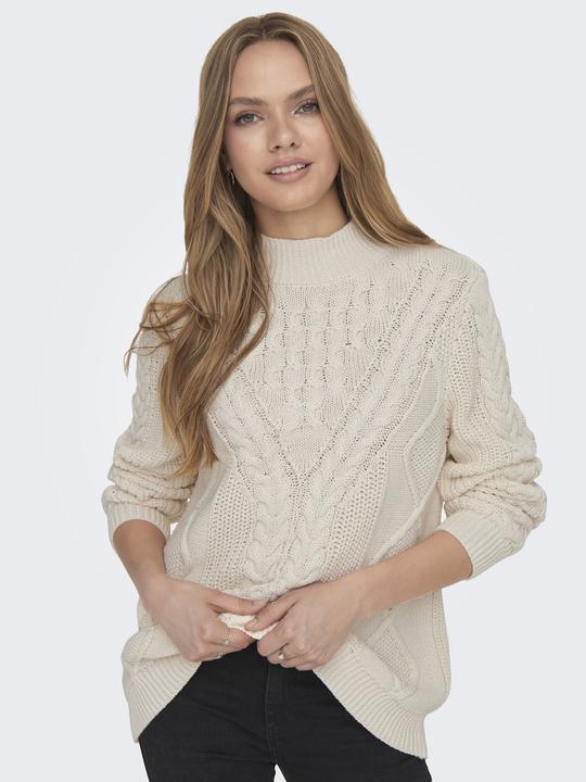 Produktbild Only High Neck Zopfstrick Strickpullover (M)