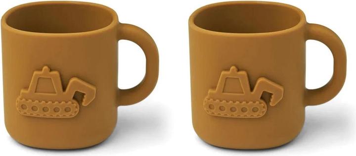 Liewood Silicone Cup Farrell er Pack Golden caramel (220 ml, 2 x)