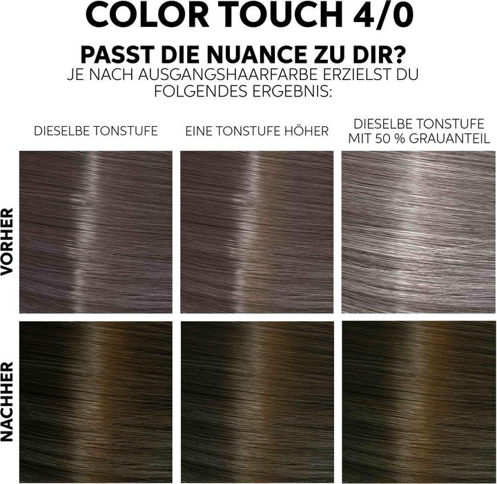 Actual product image Wella Fresh-up kit (4/0 medium brown)