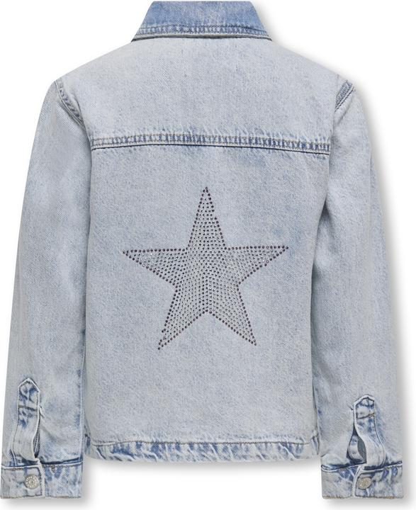 Produktbild Only Fly-Away Kragen Ärmelbündchen mit Knopf Jacke Jeansjacke (158)