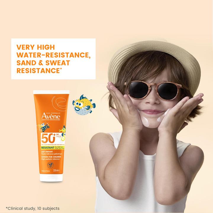Actual product image Avène Kindersonnenmilch (Suntan lotion, SPF 50+, 250 ml)