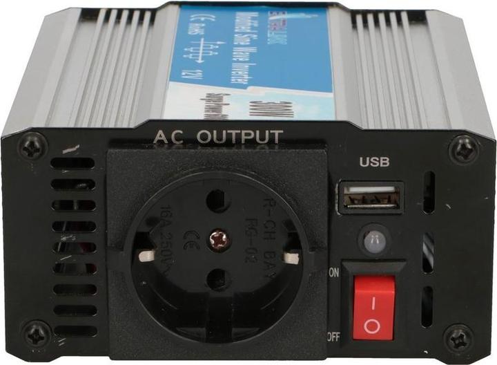 Produktbild Extralink CAR VOLTAGE CONVERTER -,, MODIFIED SINUS OPIM-300W power adapter/inverter Auto Metallic