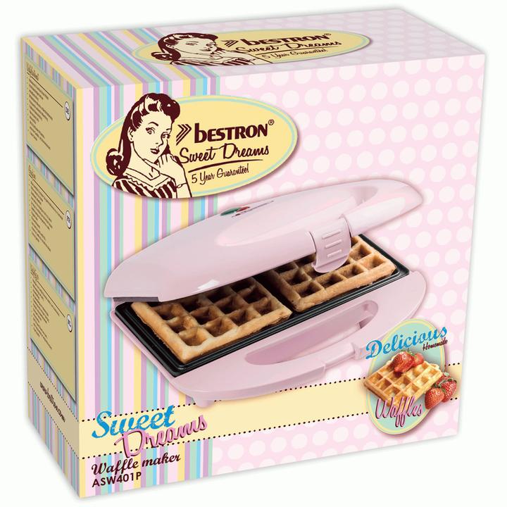 Actual product image Bestron Waffle maker