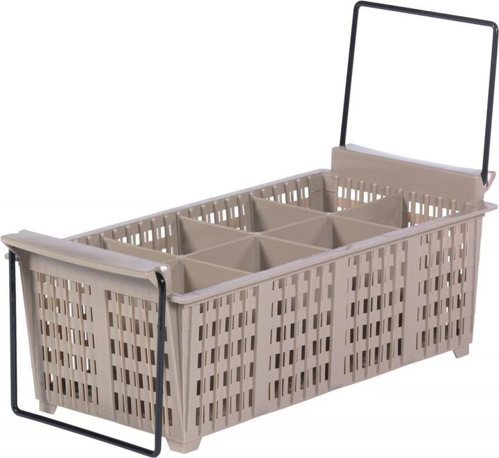 Produktbild Steinbach Besteckeinsatz 8 Fächer mit Griffen 43x21x15cm beige