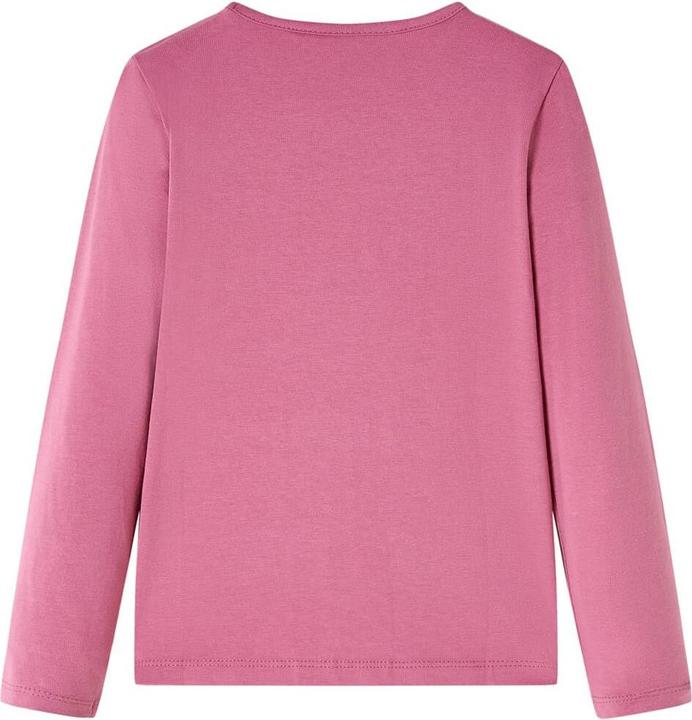 Image du produit VidaXL Tee-shirt manches longues enfant rose framboise 104,Matériau : 95 (104)