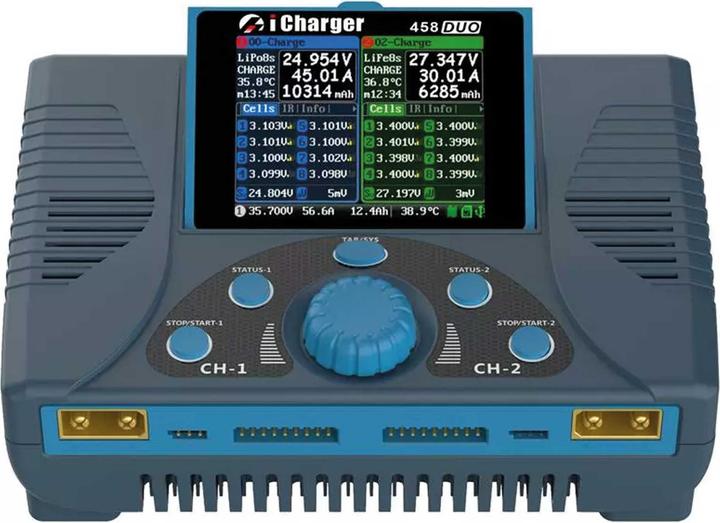 Actual product image Junsi JUN-SI iCharger 458 Duo Charger 2x1600W - 2200W - 8S
