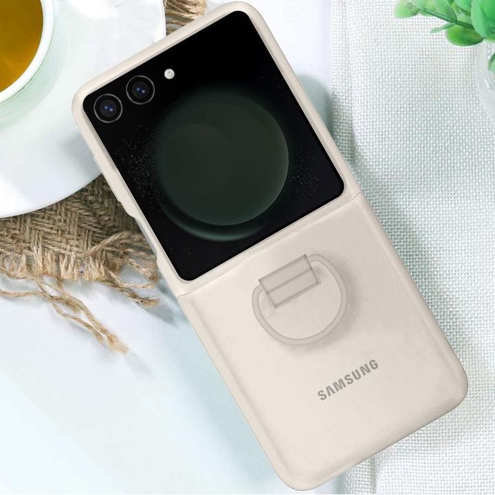 Image du produit Samsung Etui en silicone avec anneau (Samsung Galaxy Z Flip5)