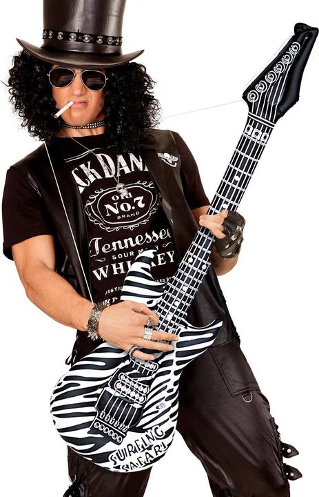 Produktbild Widmann Aufblasbare Gitarre In Zebramuster 105 cm (One Size)