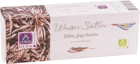 Actual product image Berk White Sage" Incense Sticks, Set of 12
