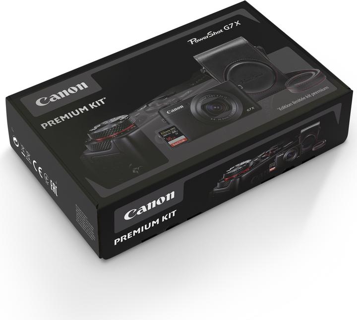 Produktbild Canon Powershot G7 X Premium Kit inkl. Ledertasche und 16GB SD (1")