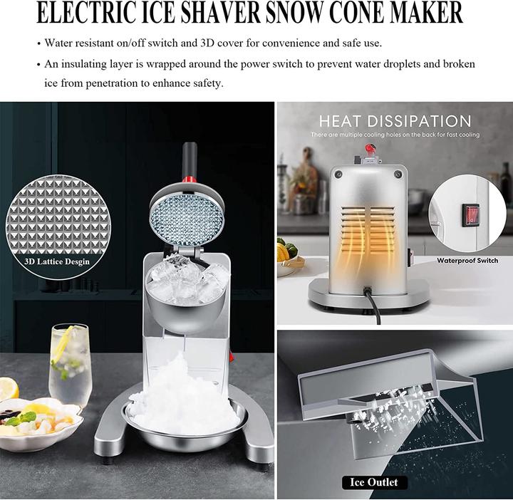 Image du produit Leonebebe Machine à glace pilée électrique