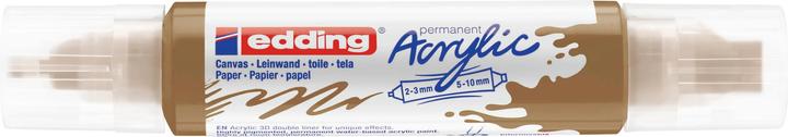 Image du produit Edding Marqueur acrylique 5400 Double Liner (Or riche, 10 mm, 1 x)