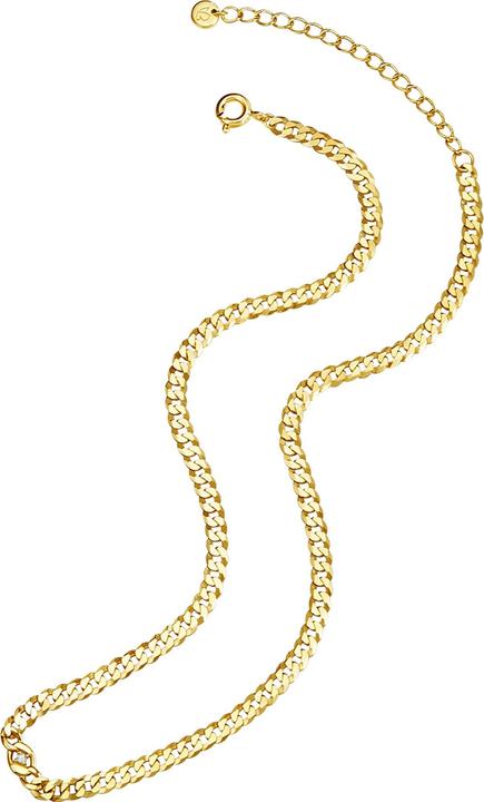 Produktbild Glanzstücke München Damen Sterling Silber Zirkonia gelbgold 37,0 cm Basiskette + 5,0 cm Verlängerung - 15802 (Sterling Silber, 37 - 42 cm)
